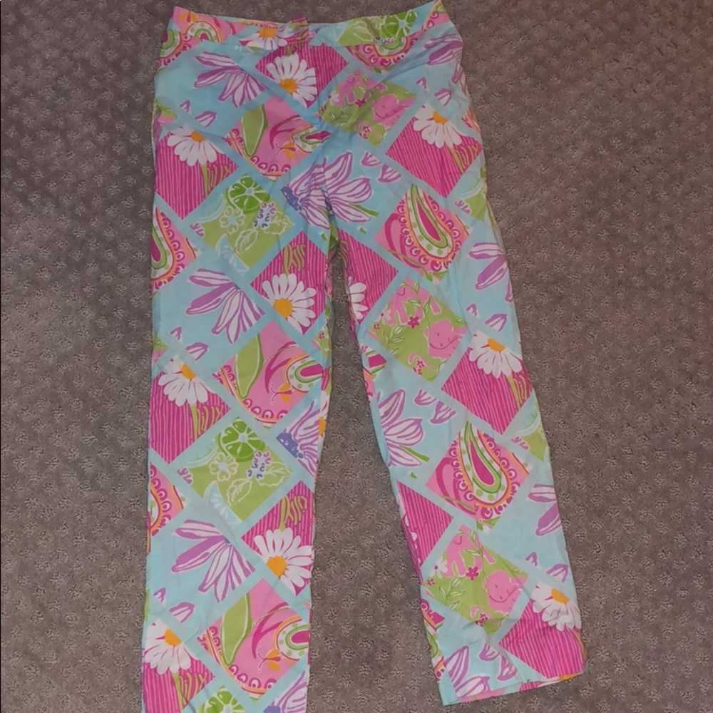 lilly pulitzer cargo pants size 2